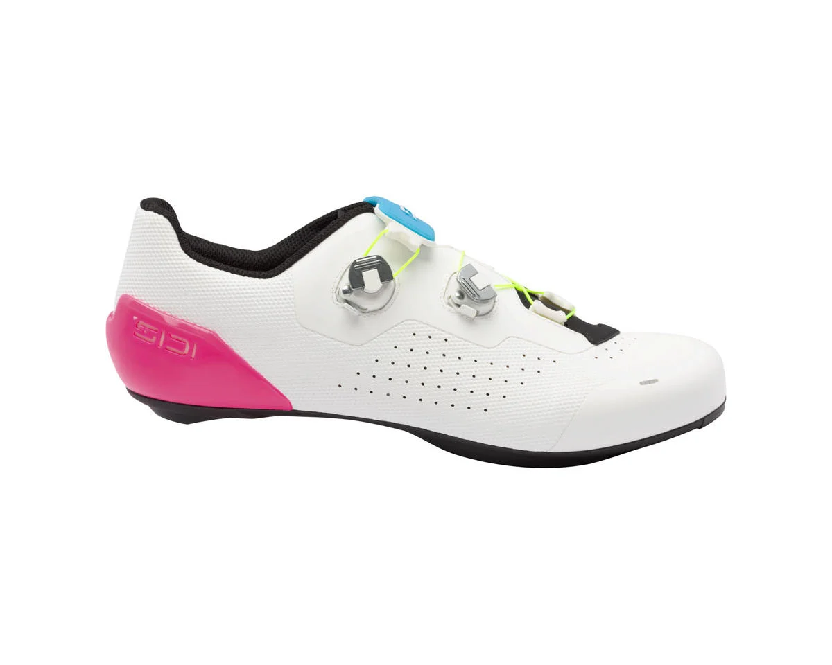 Sidi Genius X Wyve Road Shoes (White Fluo) (47)